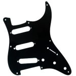 MICA AXLABS STRAT-STYLE PICKGUARD 11-HOLE BLACK