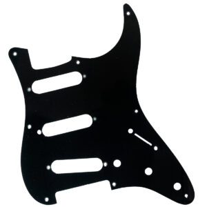 MICA AXLABS STRAT-STYLE PICKGUARD 11-HOLE BLACK