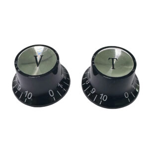 BOTONES AXLABS MOD. TOP HAT KNOBS 1V/1T (WHITE FONT)